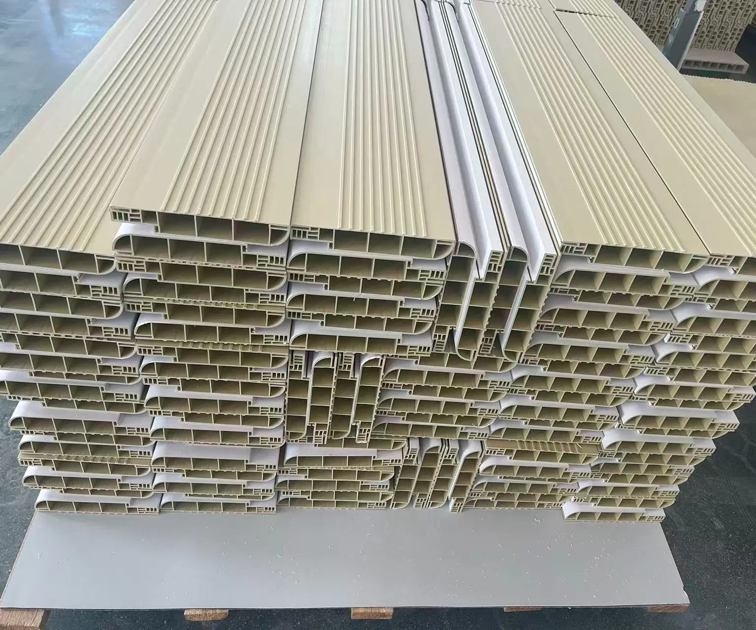 Waterproof Wood-Plastic Door Frame for Home Decoration