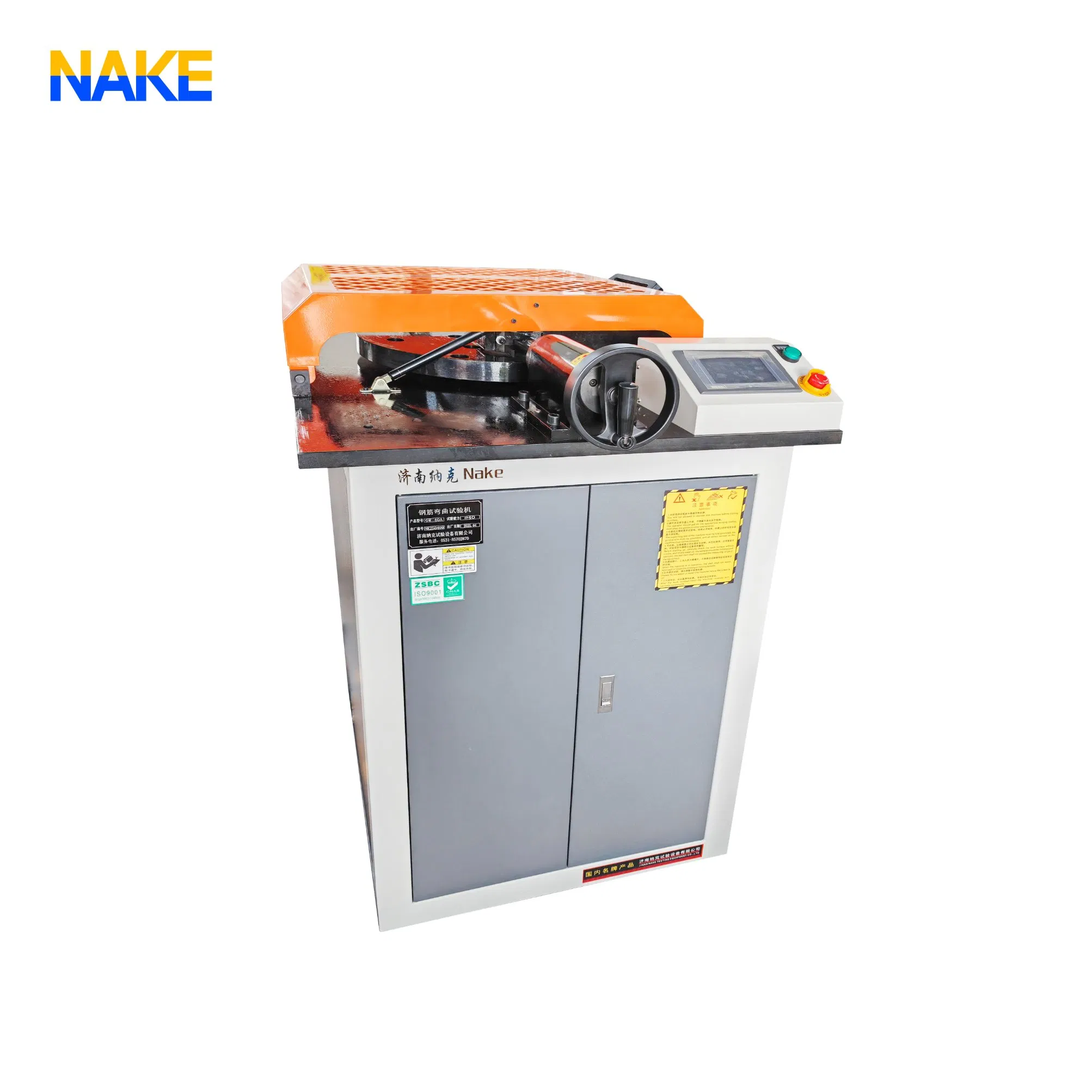 Nake Gw-40f Steel Bar Bend Center φ6-40mm φ6-50mm Reinforced Concrete Steel Bar Rebar Lab Bend Rebending Bending Testing Machine