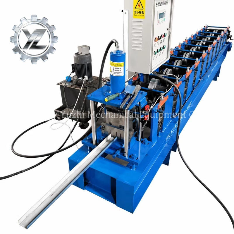 Hydraulic Cutting U Shape Steel Purlin Making Machine