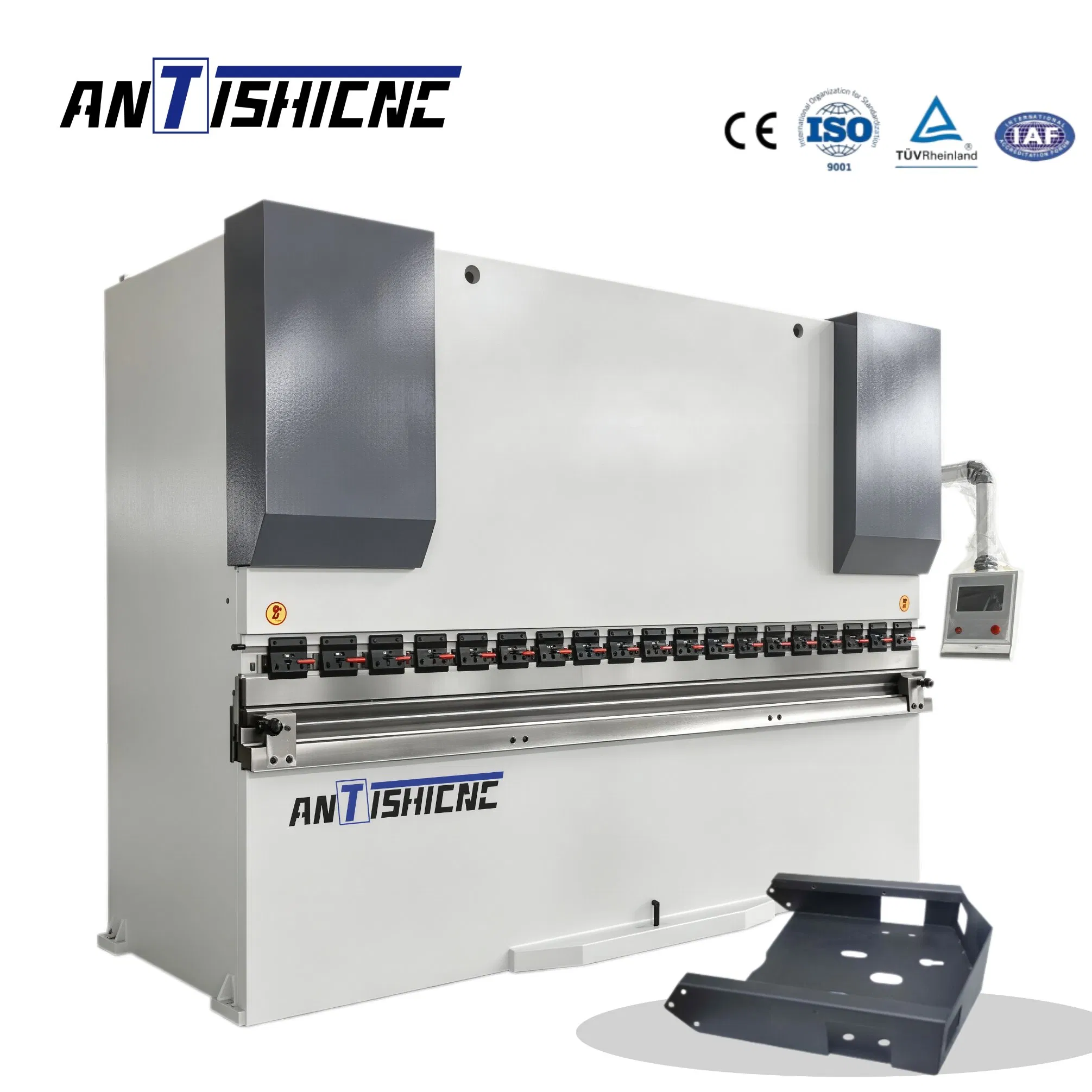 CNC Hydraulic Press Brake with Torsion Shaft Synchronization for Parallel RAM Movement