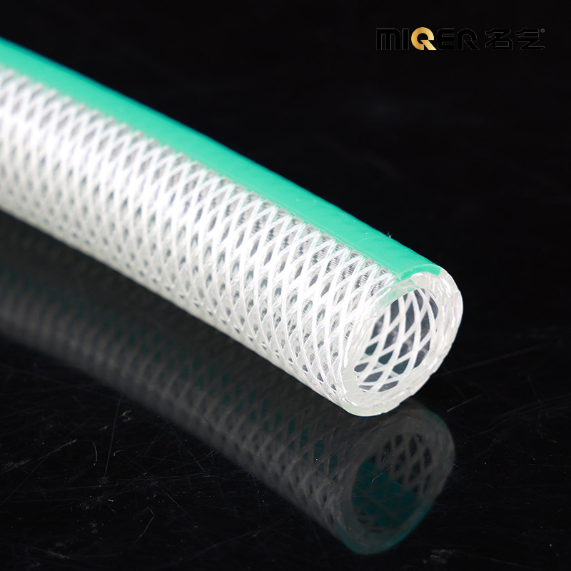 Tubo in PVC fibra rinforzato intrecciato per trasferimento acqua, grado alimentare non tossico per uso industriale
