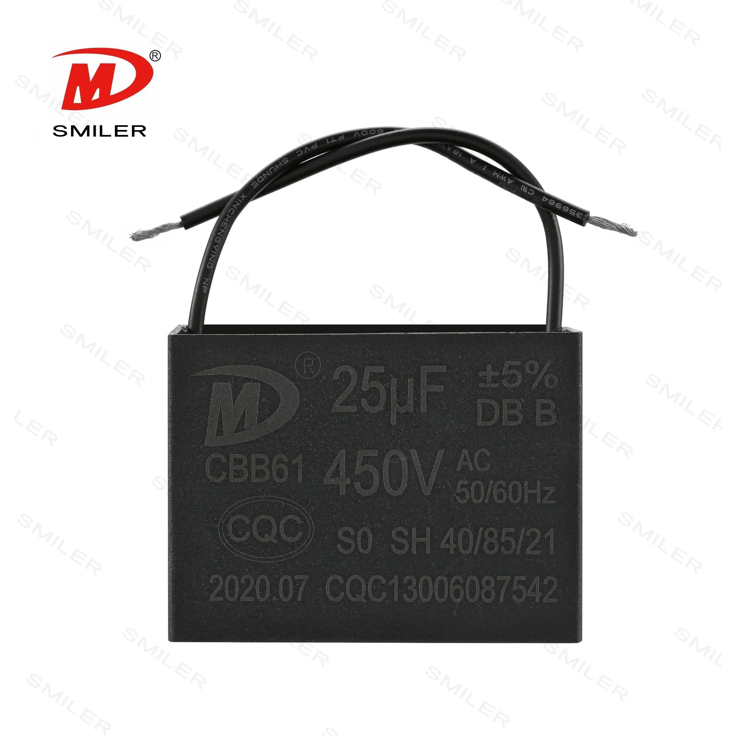 CBB61 AC Motor Capacitor Speed Adjustment Capacitor