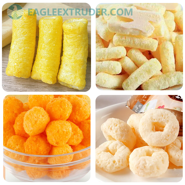 Made in China Stainless Steel Material Puffed Snack Making Machinery