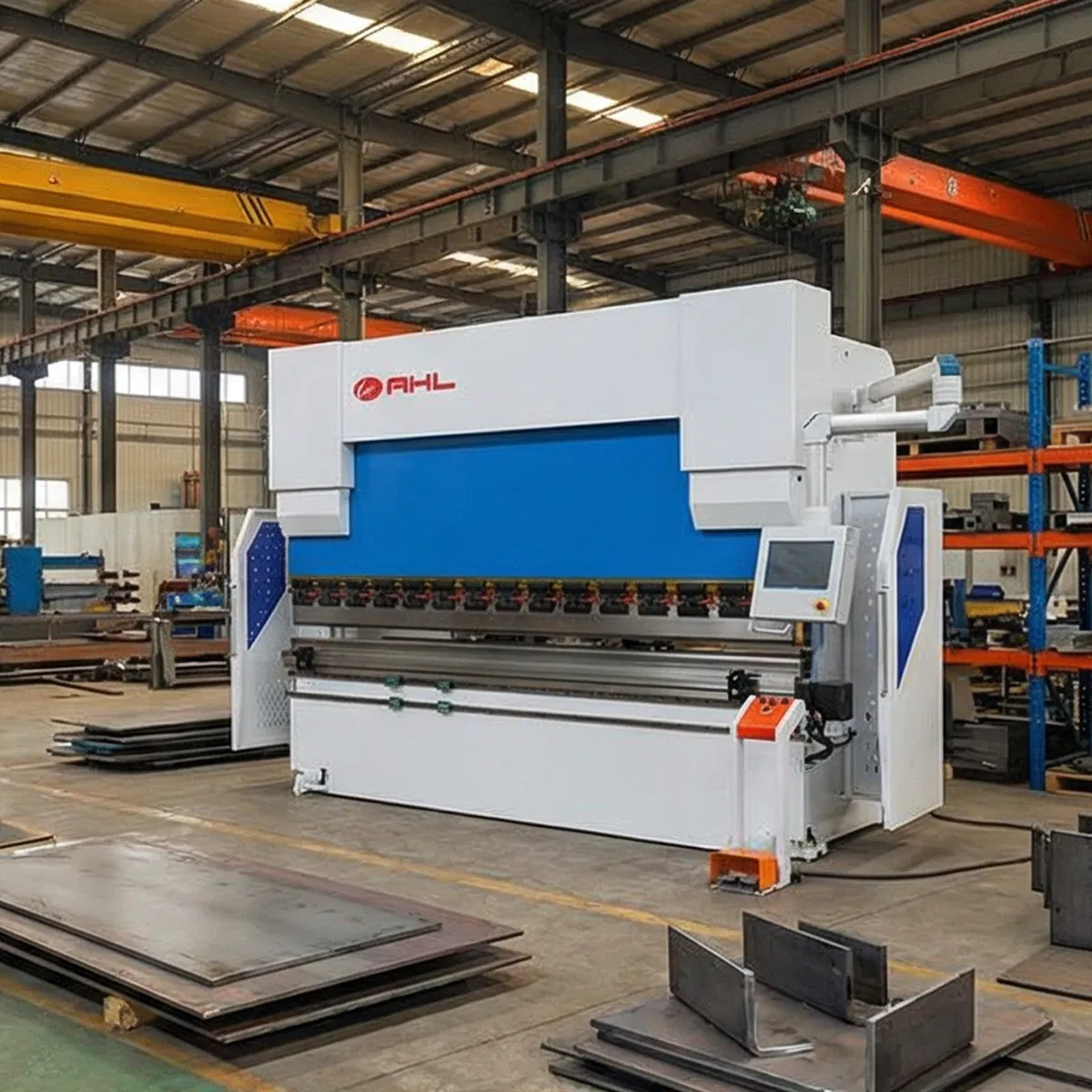 آلة ثني هيدروليكية CNC بمكبس مع وحدة تحكم KT15