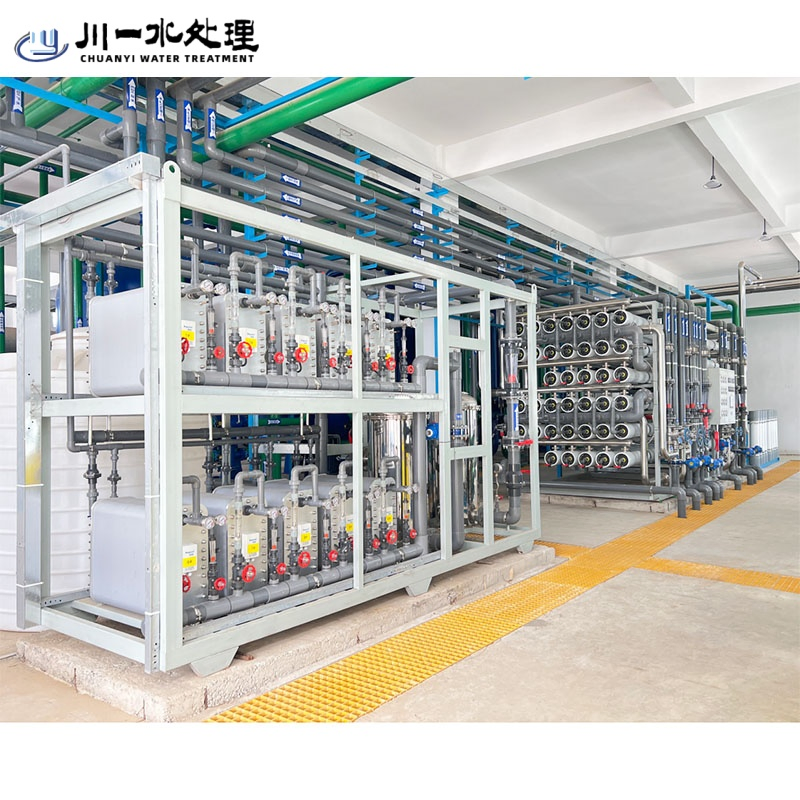 100m³/H EDI Water Treatment Equipment Electrodeionization System Reverse Osmosis Plant Ultrapure Water Plant