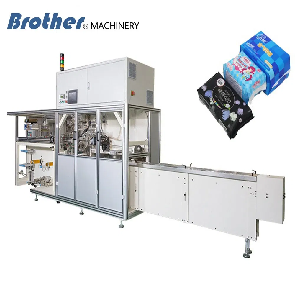 Automatic Wrapping Machine Packing Sanitary Napkin Full Servo Shape Pull up Pants Type Baby Diaper Machine