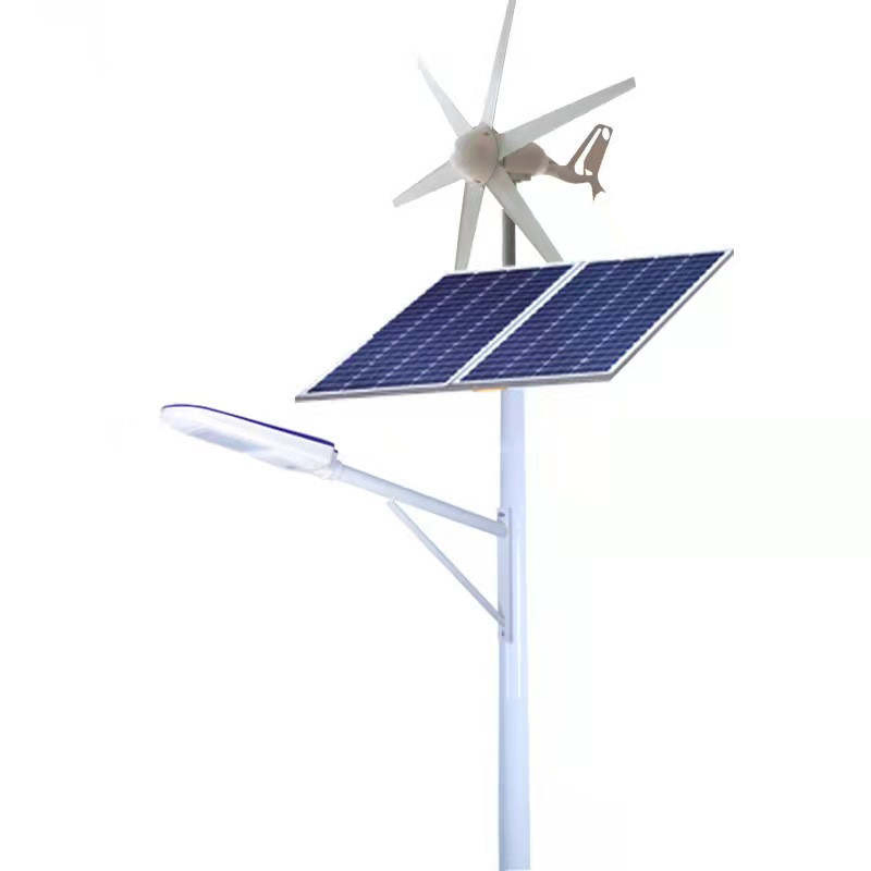 100 Watts LED Solar Street Lamp Hybrid Outdoor Traffic Light