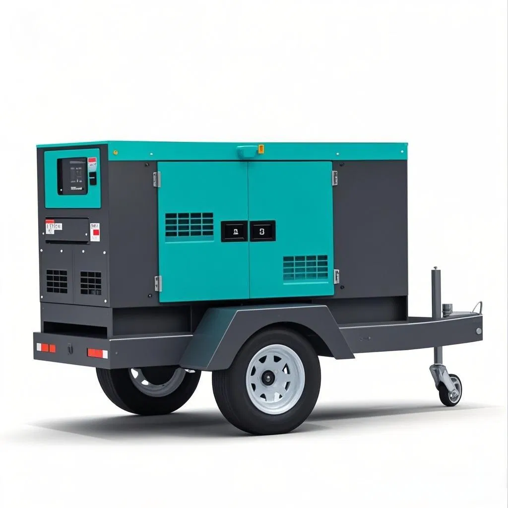 Groupe électrogène diesel silencieux Leton Power Isuzu Cummins Perkins Weichai 20kVA 30kVA 40kVA pour chantiers de construction