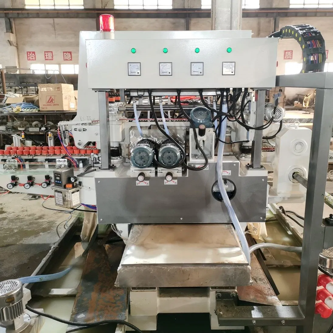 Household Glass Double-Side Edging Machine with Cdqc, ABB Motors
