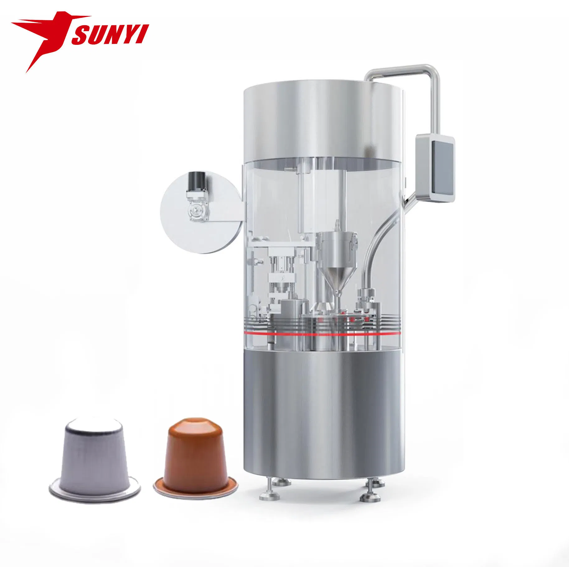 Rotations-Kaffeekapsel-Füll- und Versiegelungsmaschine