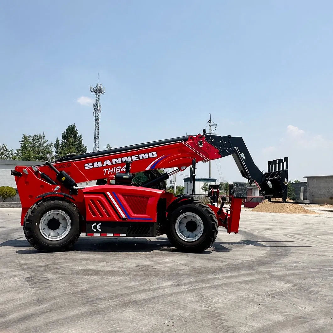 Wheel Loader 18m Telescopic Arm Forklift Construction Machines Telehandler with Diesel Engine