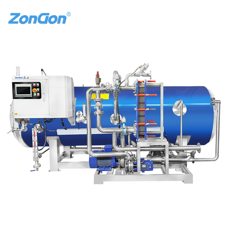 Máquina pasteurizadora de esterilización a alta temperatura Autoclave alimentaria para esterilizar leche