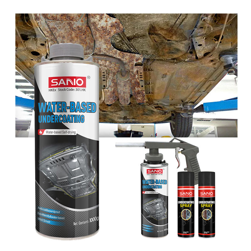 Undercoating Spray Oil Vehicles Rust Wax DIY Check Rubberized Can Sound Removal