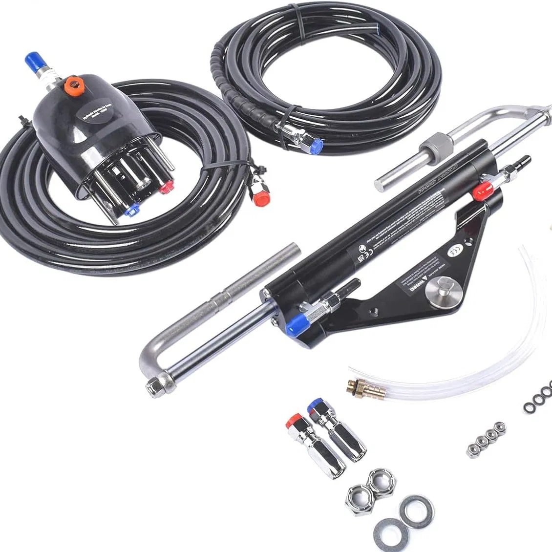 CJX 100-150HP Front Mount Hydraulic Steering Cylinder for Outboard Marine