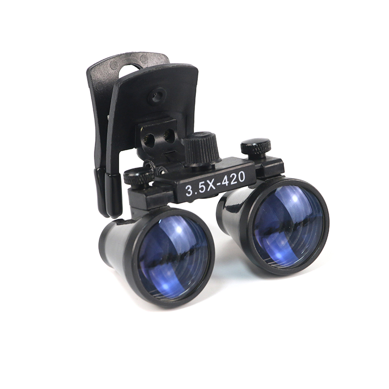 3.5X-420mm Clip on Medical Dental Clinic Surgical Binocular Magnifier Loupes