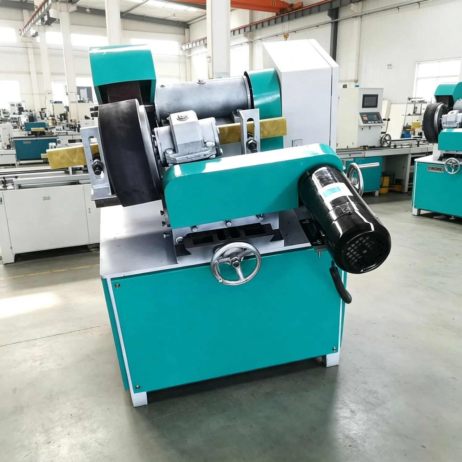 Máquina industrial de pulido de chapa metálica para acabado de precisión