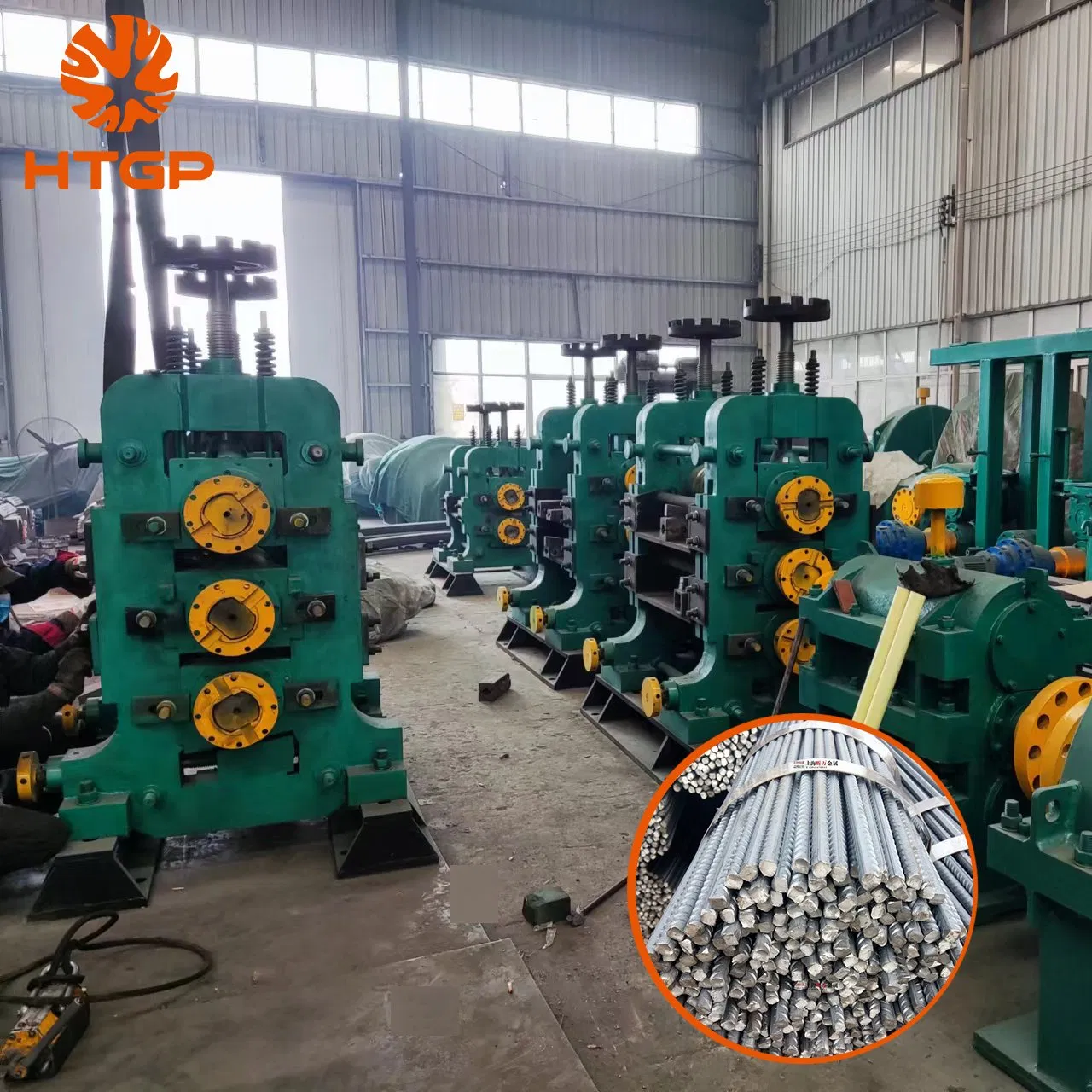 Small Deformed Steel Bars Making Machine Production Line Rebar Hot Rolling Mill