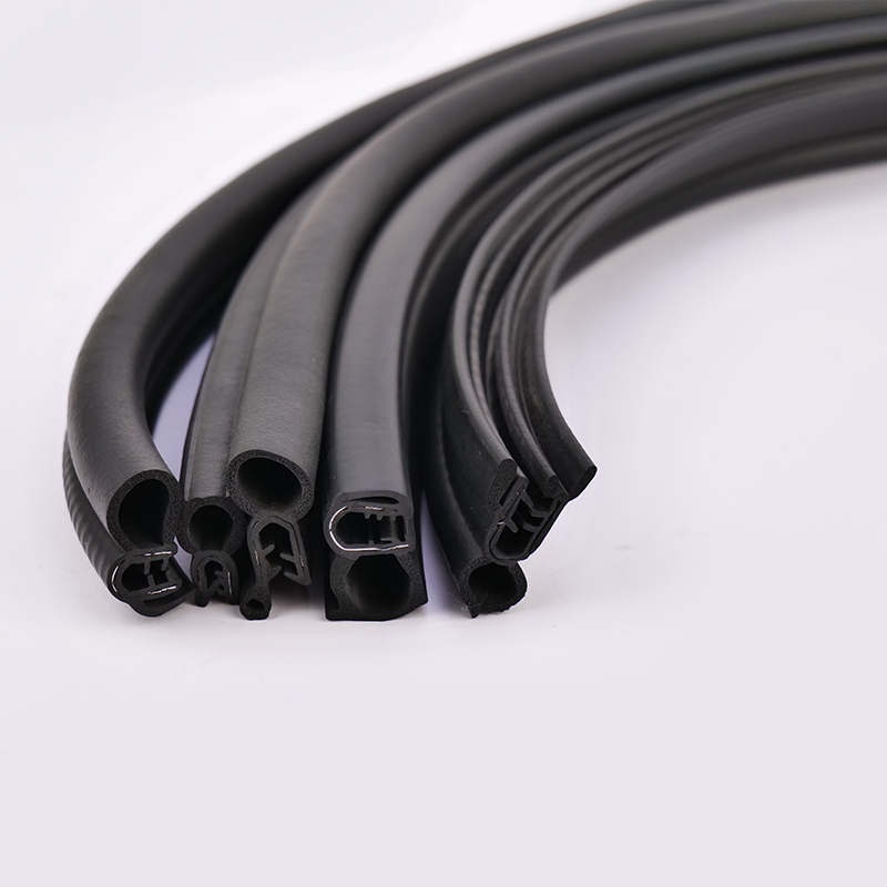 Customized Auto Flexible Car Door Windshield Waterproof EPDM Composite Door and Window U-Shaped Side Bubble Wrapping Weather Rubber EPDM Seal Strip