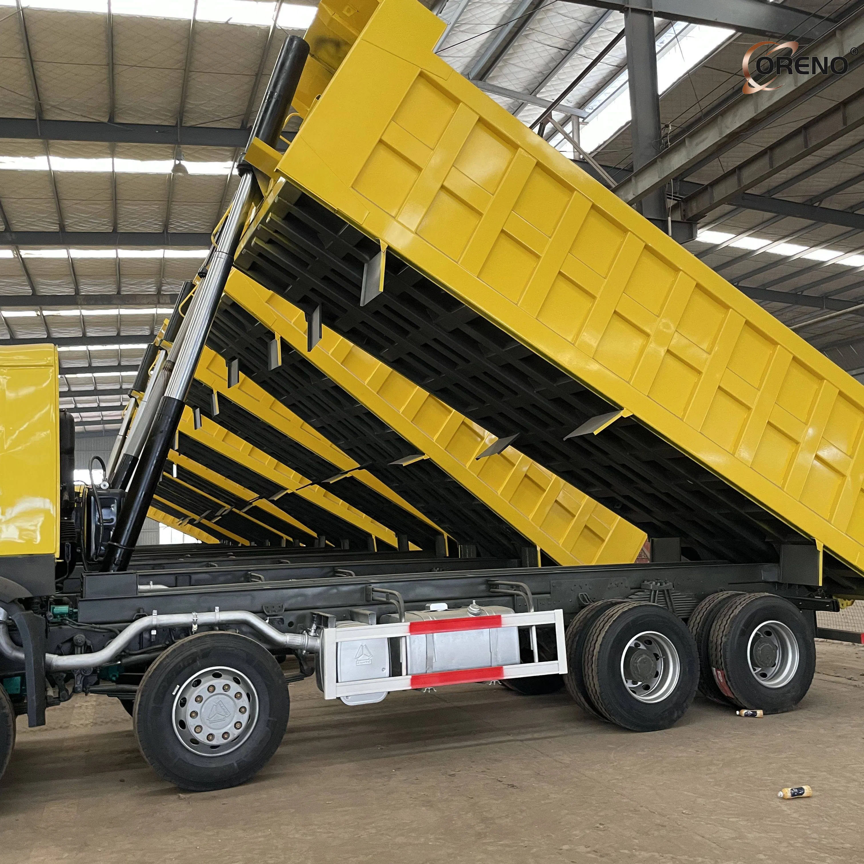 Heavy Duty 420HP Euro 5 Sinotruk HOWO 8X4 Used Dump Truck