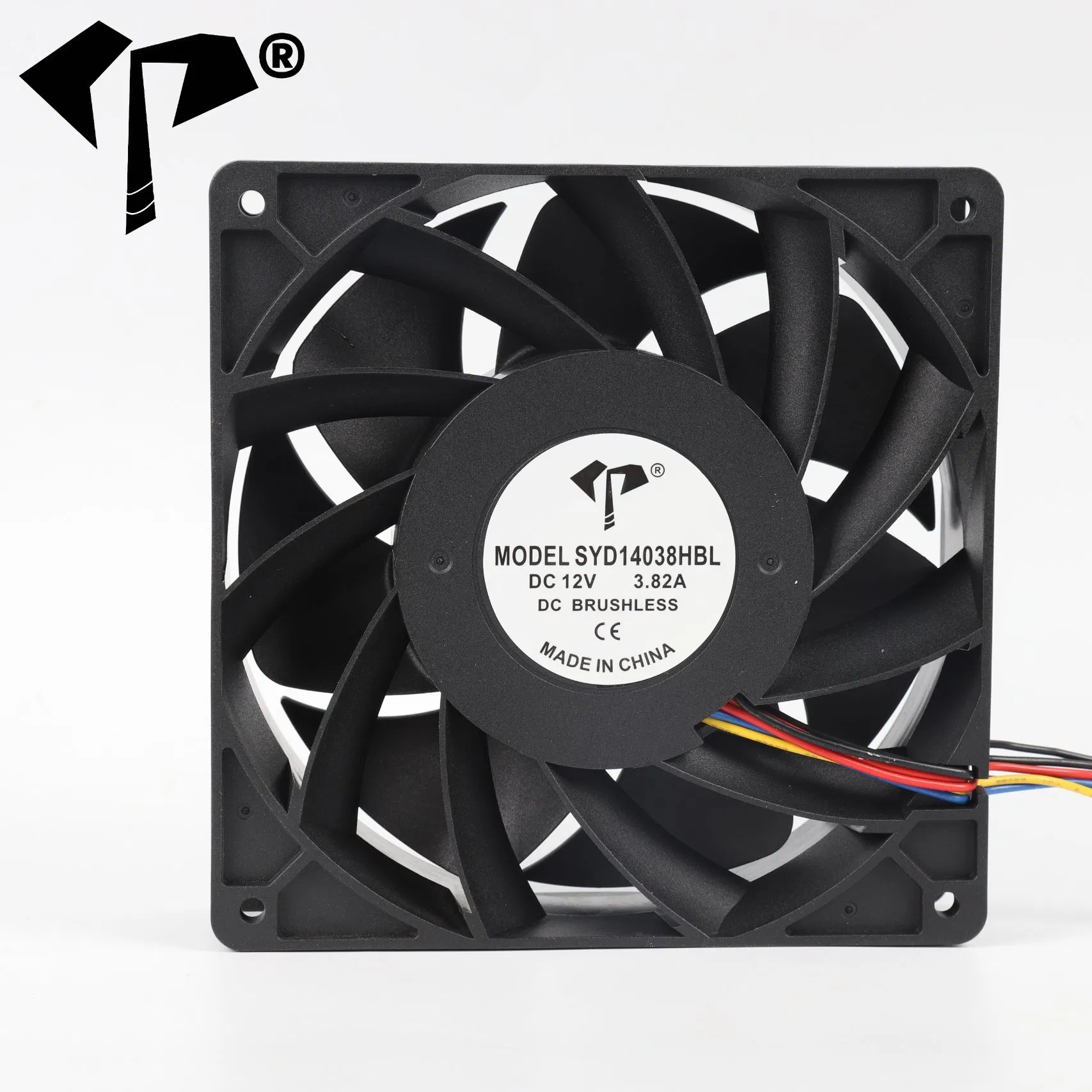 Ventilateur de refroidissement industriel puissant à faible bruit 140*140*38 14038 Ventilateur axial DC