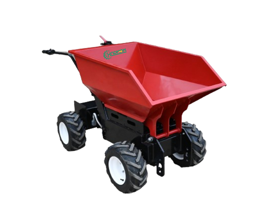 Kndmax Wide Visibility Clear Instrumentation Battery-Powered Construction Site Electric Mini Dumper