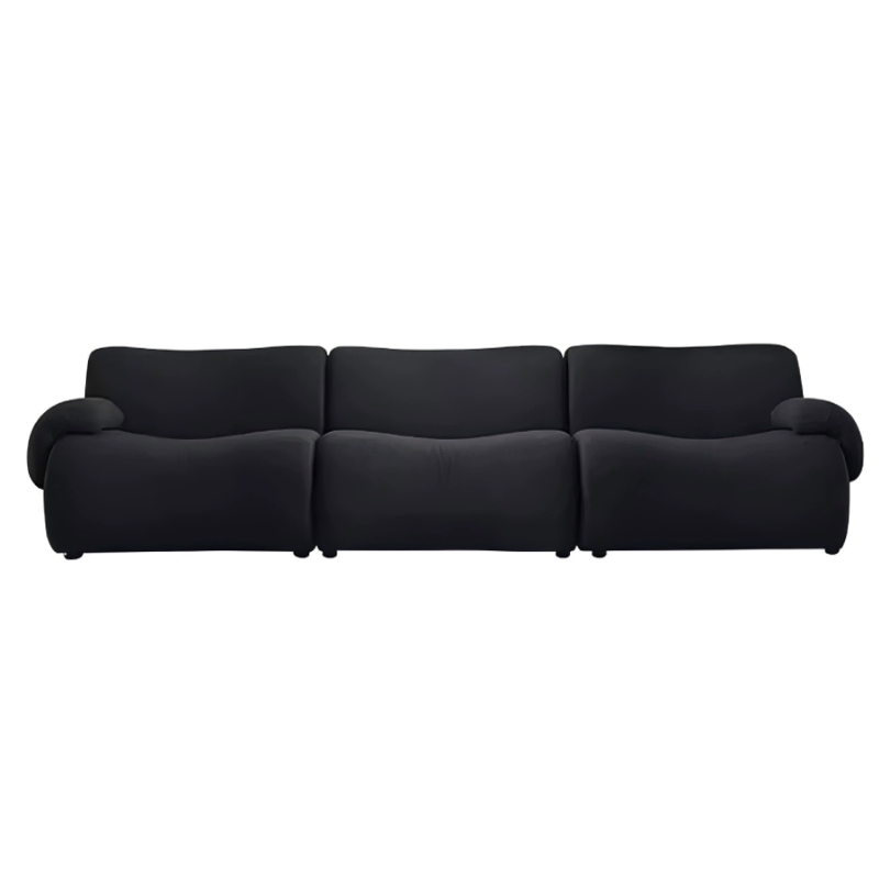 Komprimierbares Sofa, Reiner Schwamm, Vakuum-Sofa, Gefrosteter Tofu-Block, Retro-Designer-Sofa für das Wohnzimmer