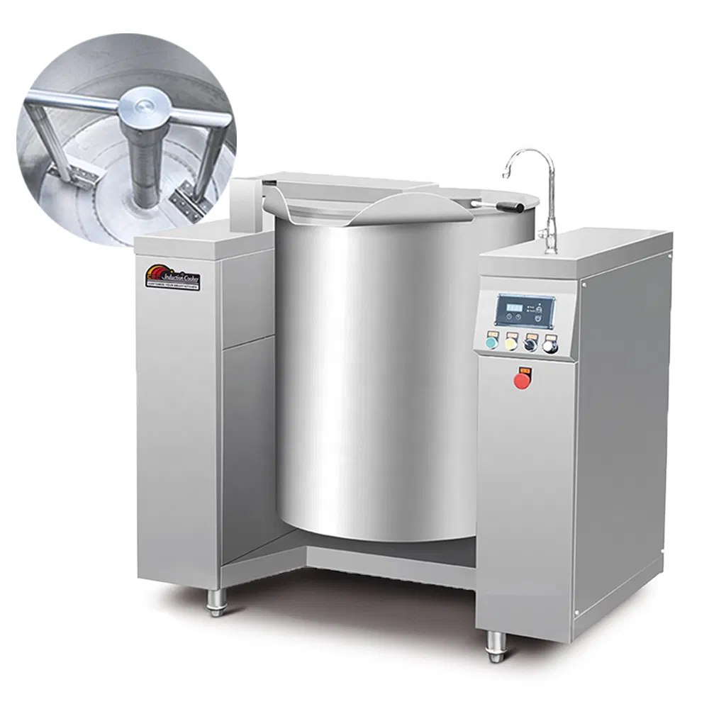 Industrial Tilting Cooking Kettle Mixer Pan for Jam Sauce Caramel Kitchen Catering Restaurant Equipment