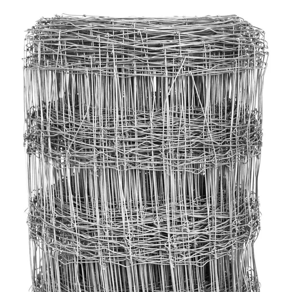 Galvanized Iron Wire Cattle Fence for Cow Calf Goat - 1.5m Height, 200m Roll