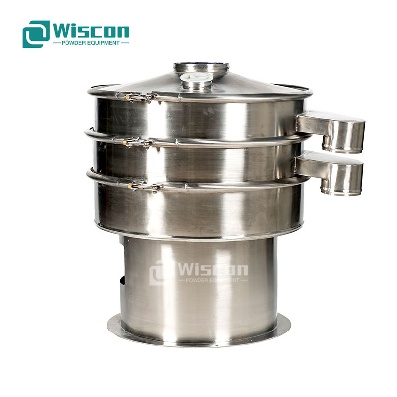 Industrielle runde Vibro-Pulversiebmaschine, rotierende kreisförmige Ultraschall-Schlamm-Vibrationssiebmaschine, Schüttelsieb, Sieb