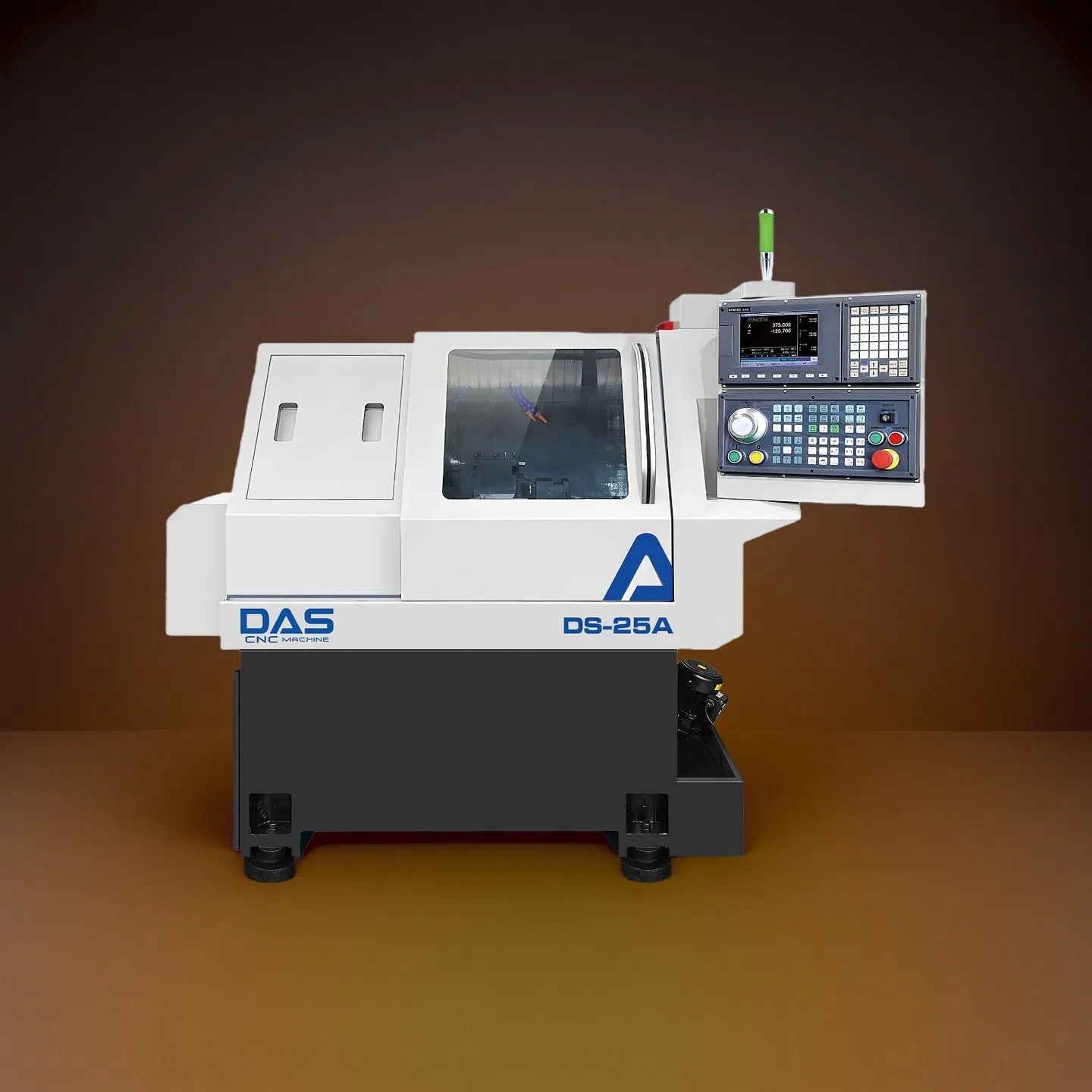 25mm Spindle Mini Flat Bed Gang-Type High-Quality CNC Lathe Machine