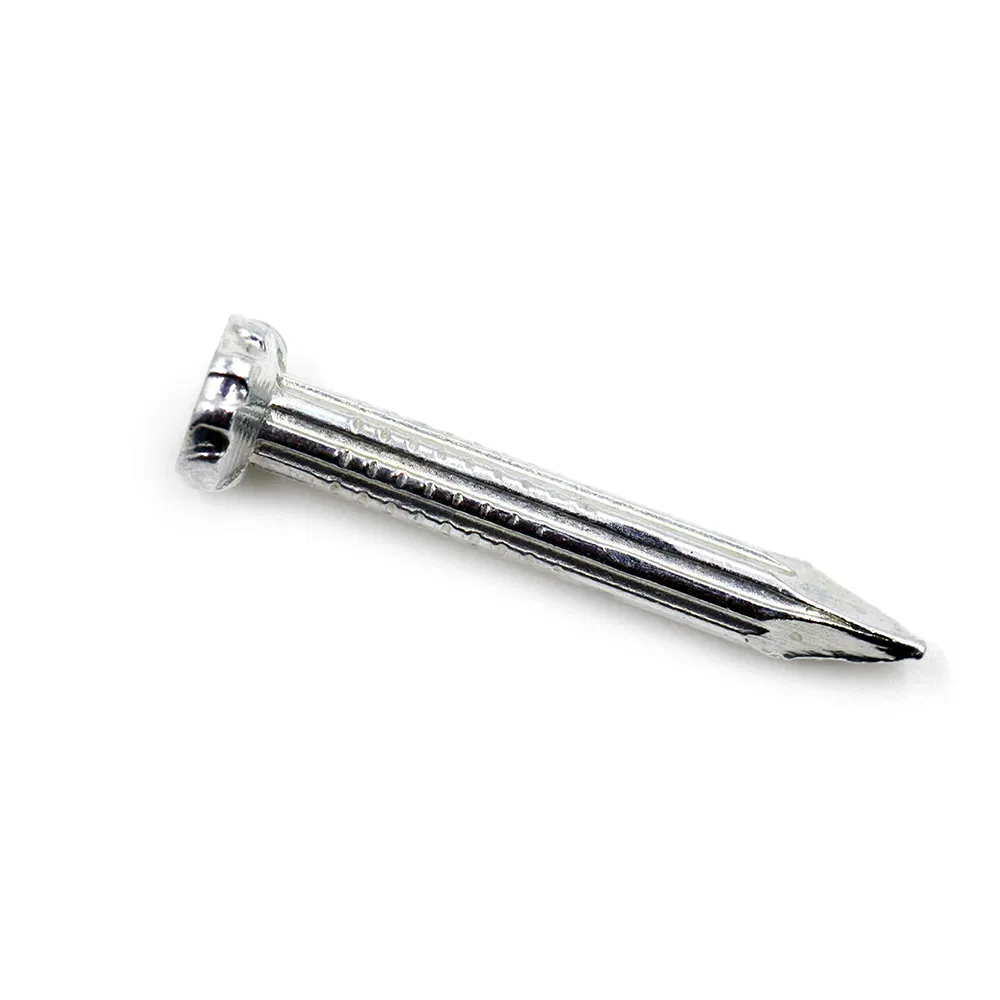 Best Quality Iron Concrete Nails Galvanized Fluted Spiral DIN Hardened