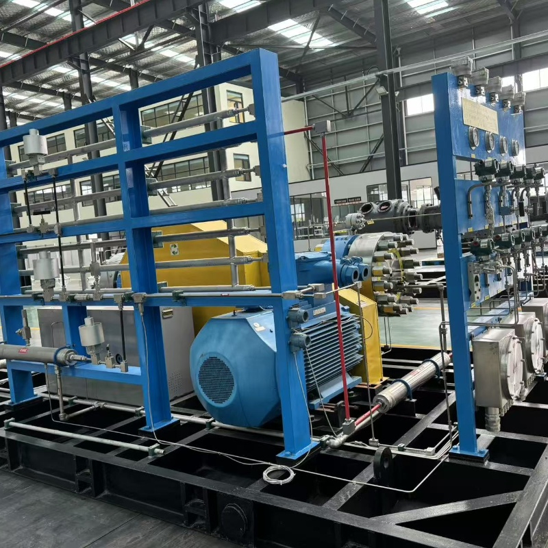 High Efficiency 70 MPa Oil-Free Hydrogen Diaphragm Compressor
