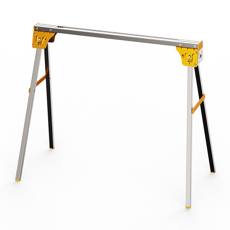 High Quality Durable Sawbuck Plastic Easy Folding Sawhorse for Wood Wroking