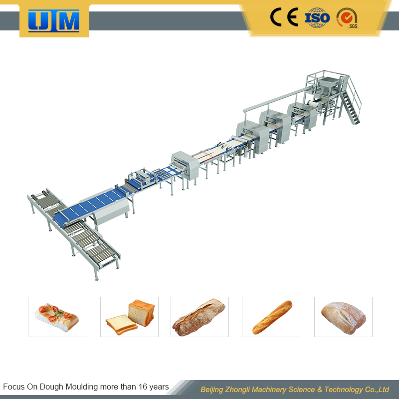 High Quality Baguette Production Line Toast Bread Machine Ciabatta Bakery Equipment Bagel Production Line