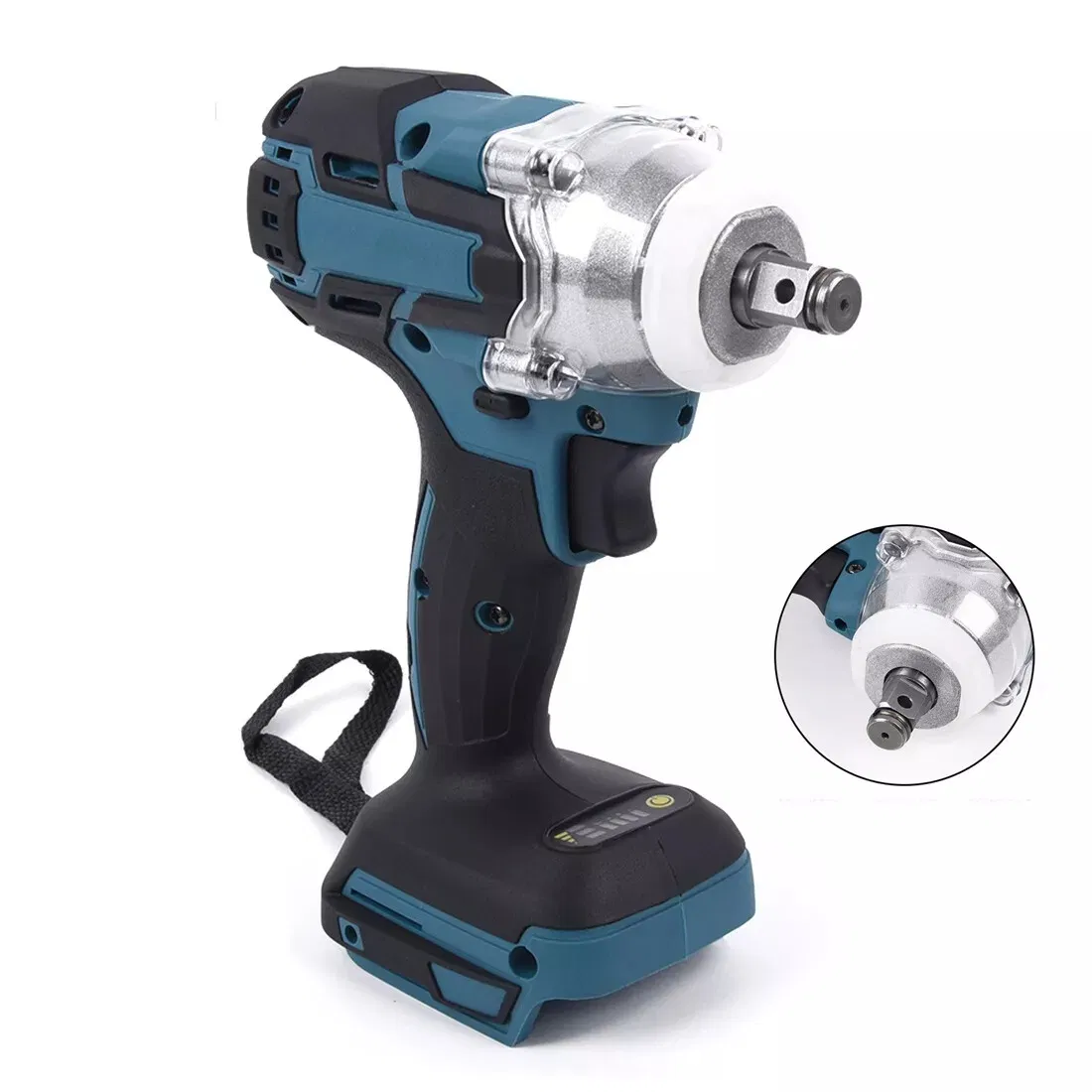 Cisivis 588 Nm 18V Avvitatore a Impulsi Senza Spazzole Cordless Blu Avvitatore a Batteria
