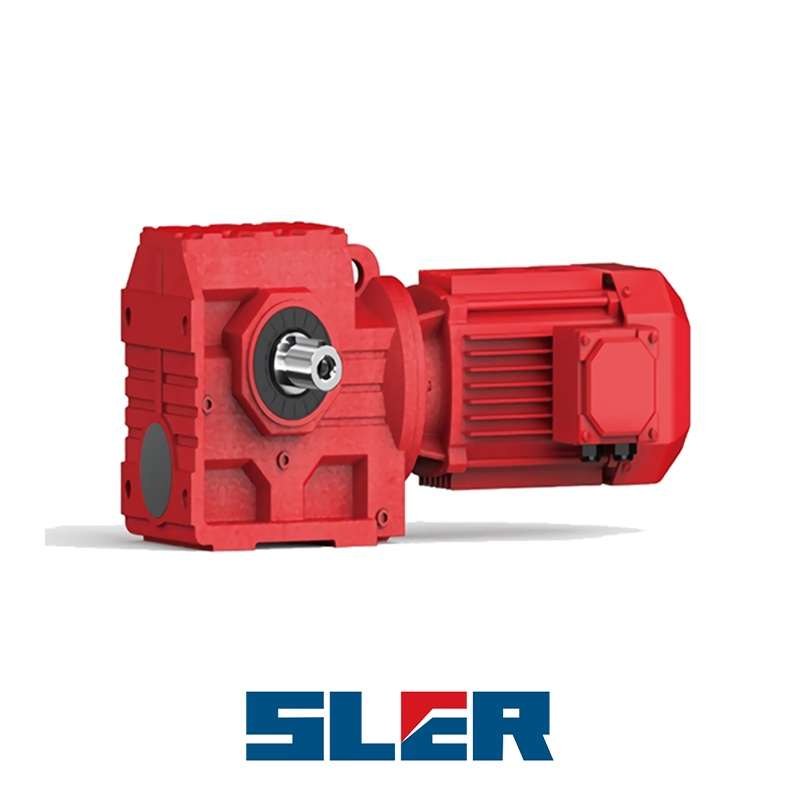 S77 Series Helical Worm Geared Motor with Iron Casting Foot Flange Mounted Standard