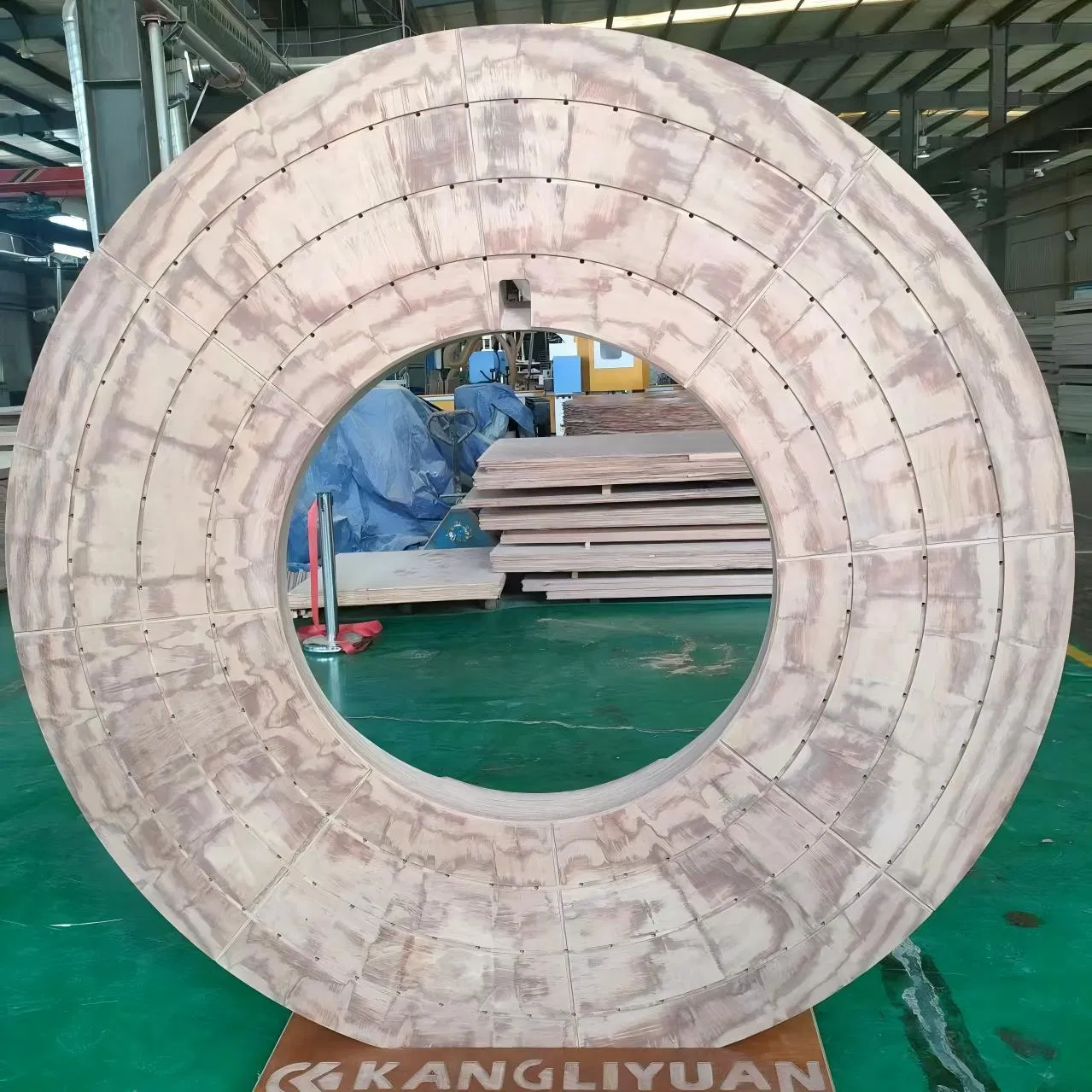 Anillo de Presión de Compresión de Alta Densidad de Madera Laminada Eléctrica
