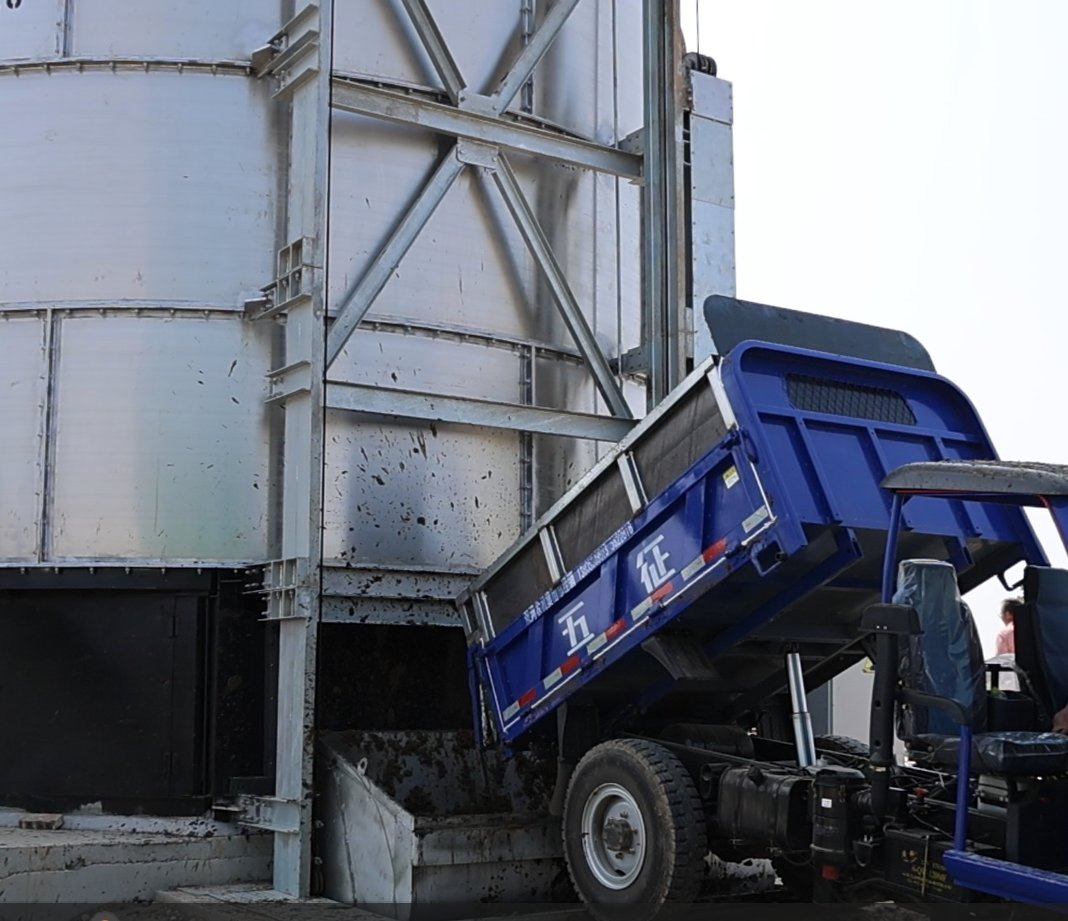 Equipo de producción de fertilizante orgánico de compost Tanque de fermentación aeróbica