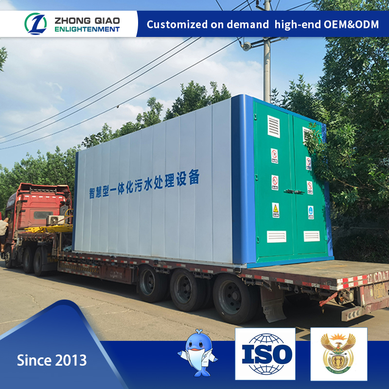 Mbbr Media Advanced Water Purification and Waste Water Treatment System Solution in Steel Septic Tank