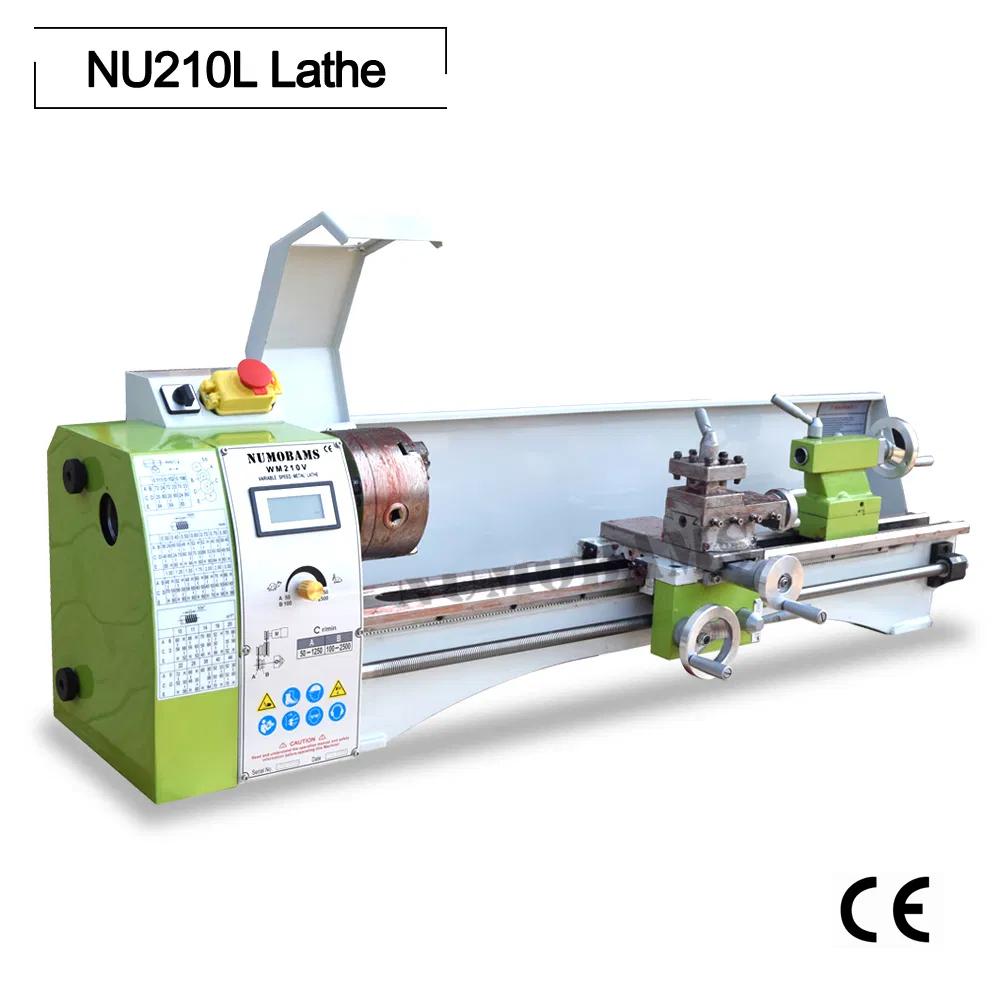 Numobams NU210L 210*800mm Mini Metal Lathe Machine with Brushless Motor