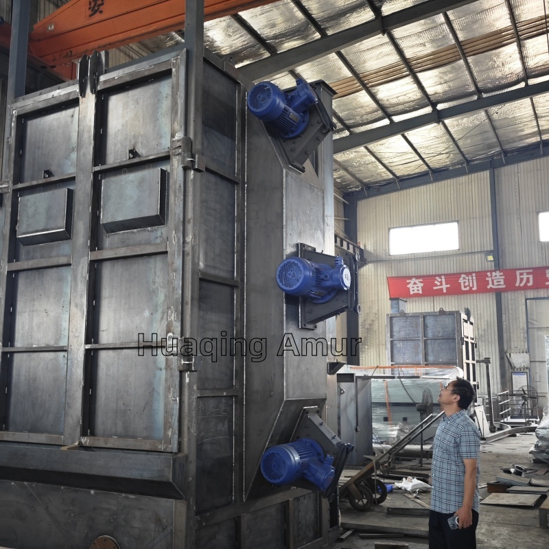Fine-Finishing Hanger Shot Blasting Machine for Large Steel Descaling