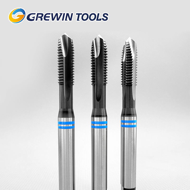 Grewintools Macho de roscar de punta helicoidal M8 HSSE-PM para acero inoxidable