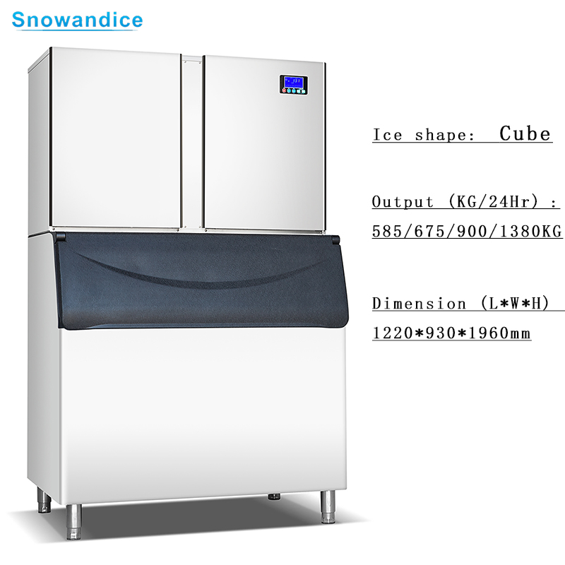 Automatic 800kg Bar Ice Machine Commercial Ice Maker