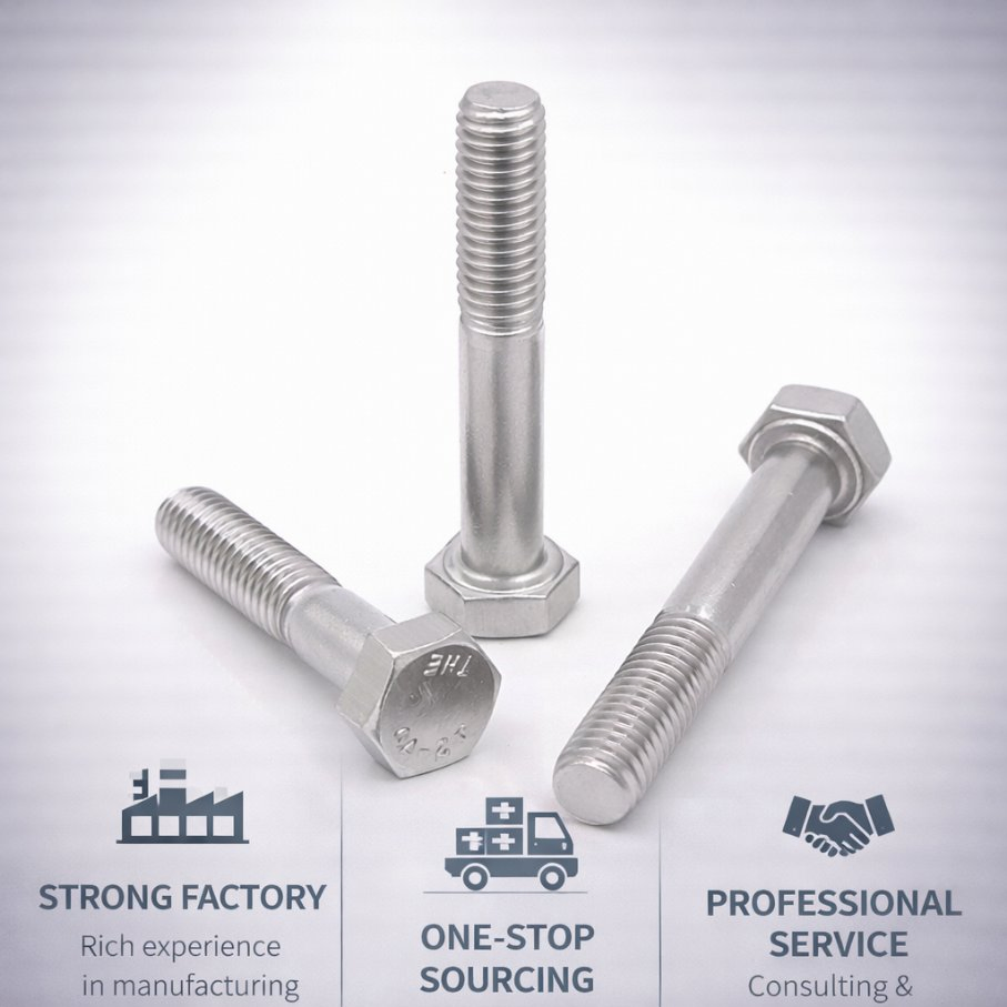 Metric Thread Stud Bolts Stainless Steel 304/316 DIN Thread Rods for Industrial Use