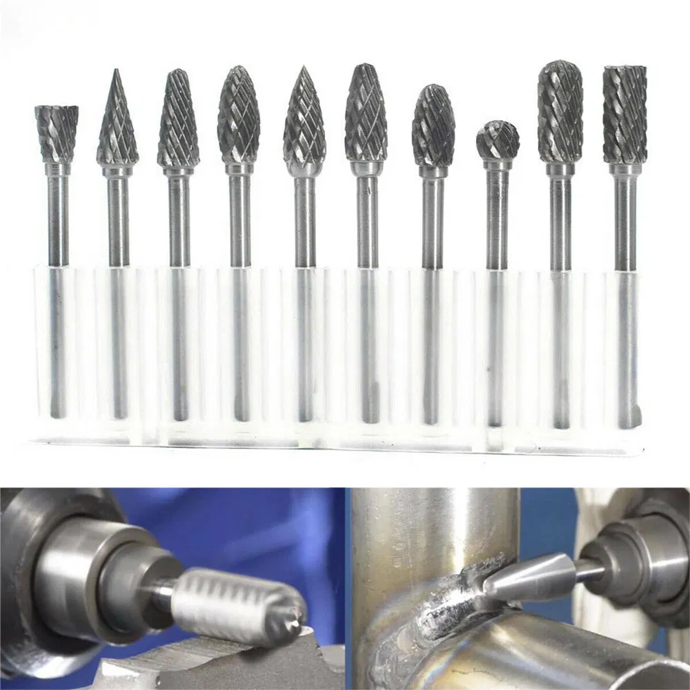 Tungsten Carbide Rotary Burrs for Metal, Wood, and Masonry Deburring