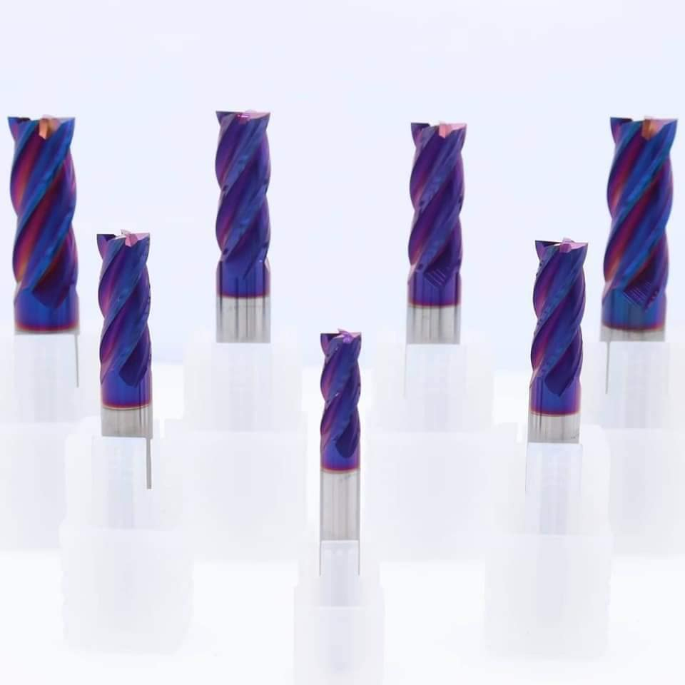 HRC65 Carbide 4 Flutes Standard Length End Mills for Steel
