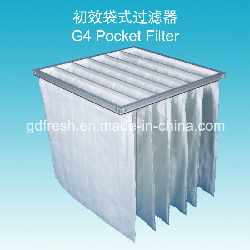 G4 Nonwoven Fabric Air Pocket Filter 35% Efficiency