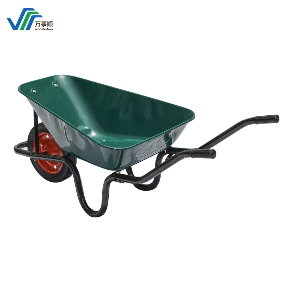 Heavy Duty Construction Support Metal Tipping Wheelbarrow Garden Wheel Barrow