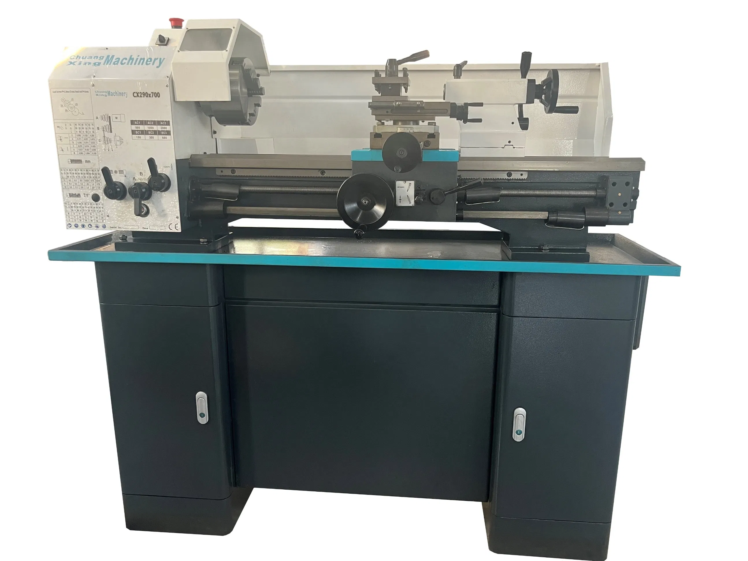 Precision Conventional Mini Manual Metal Lathe FC290V Professional Metalworking Equipment
