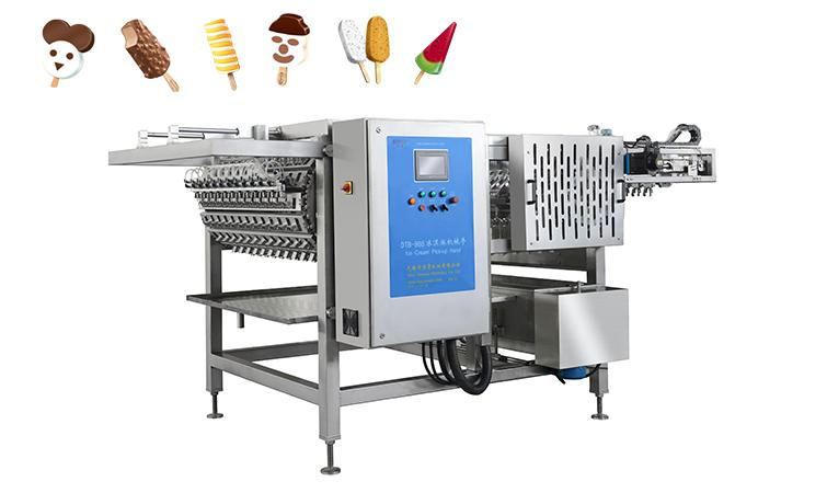 Macchina per la raccolta di gelati su stecco